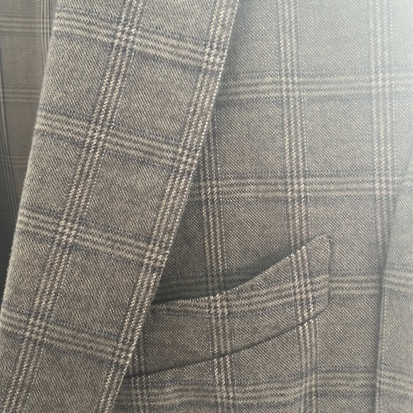Sartoria Nardelli Grey Blue Plaid sports jacket blazer 52 / 42 tartan SuitSupply - Picture 10 of 10